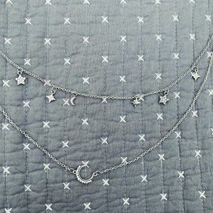 Moons & Stars 🌙 ⭐️ Layered Fashion Necklace BRAND NEW